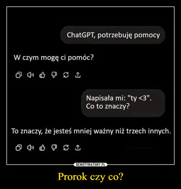 Prorok czy co?