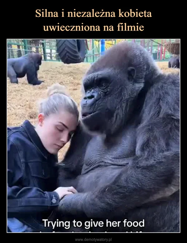 
    Silna i niezależna kobieta uwieczniona na filmie