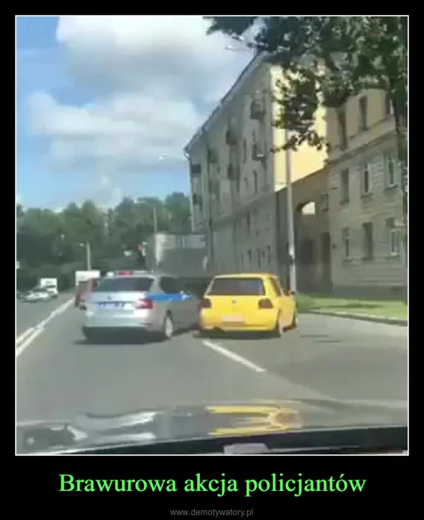 Brawurowa akcja policjantów