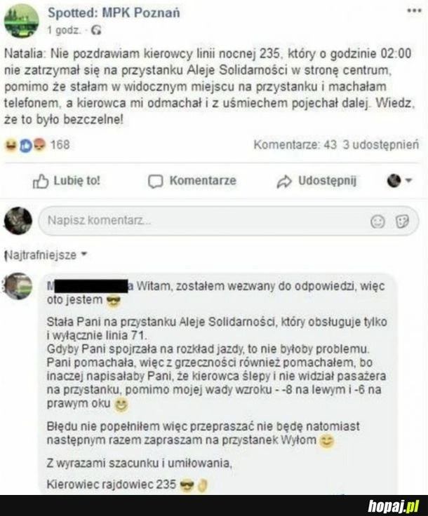 Chłop wyjaśnił babe