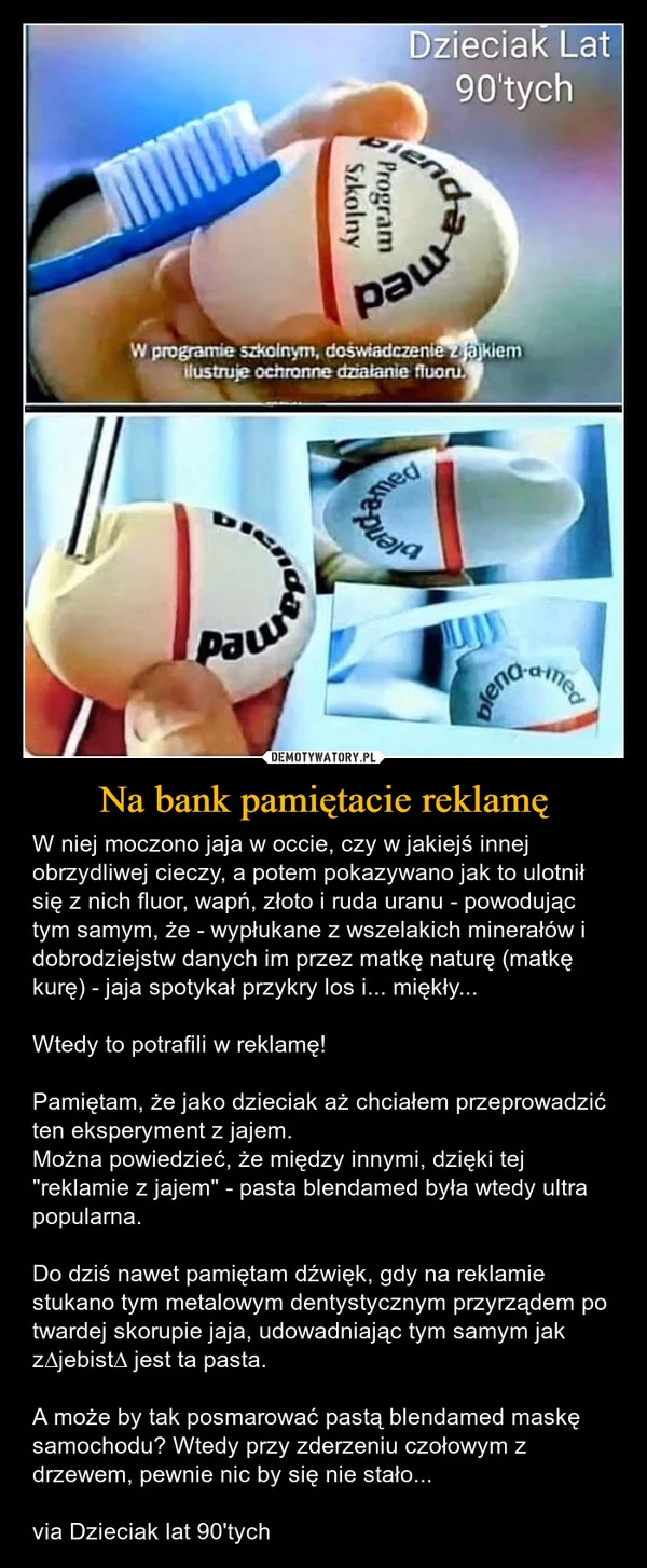 Na bank pamiętacie reklamę