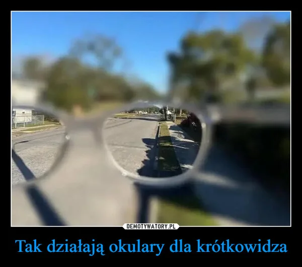 Tak działają okulary dla krótkowidza