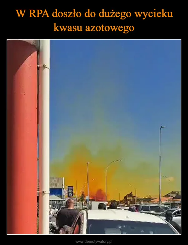 
    W RPA doszło do dużego wycieku kwasu azotowego