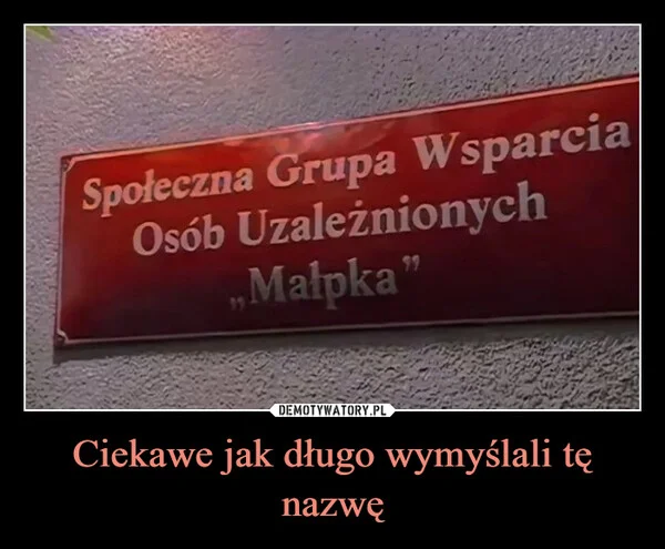 
    Ciekawe jak długo wymyślali tę nazwę