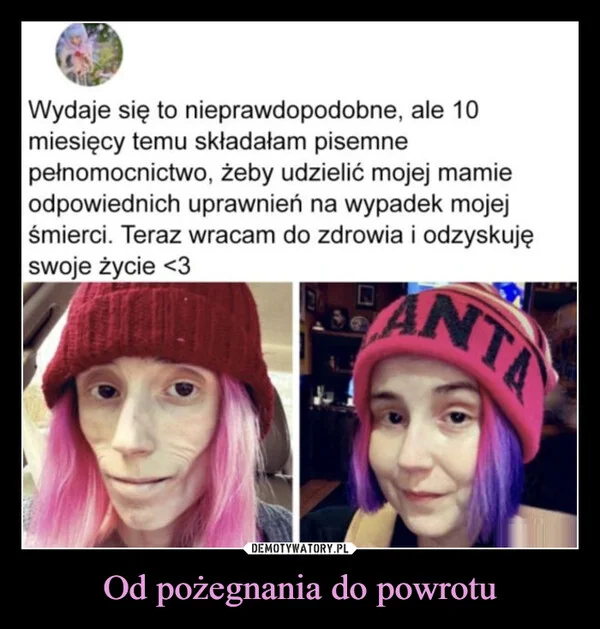 Od pożegnania do powrotu