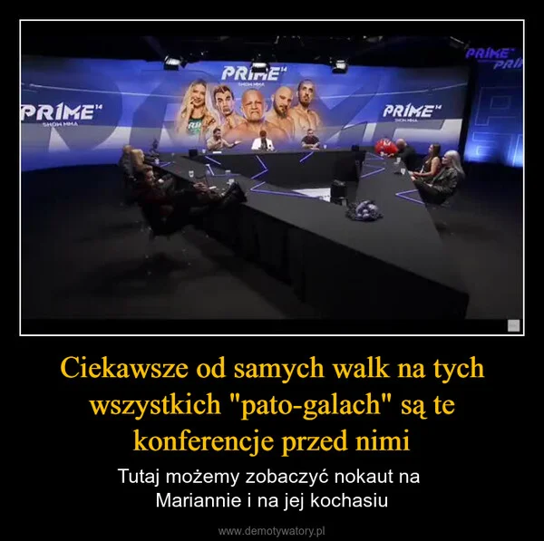 
    Ciekawsze od samych walk na tych wszystkich 
