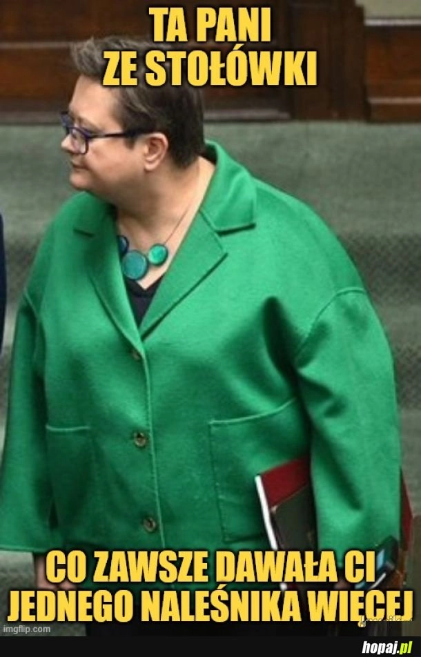 Pani ze stołówki.