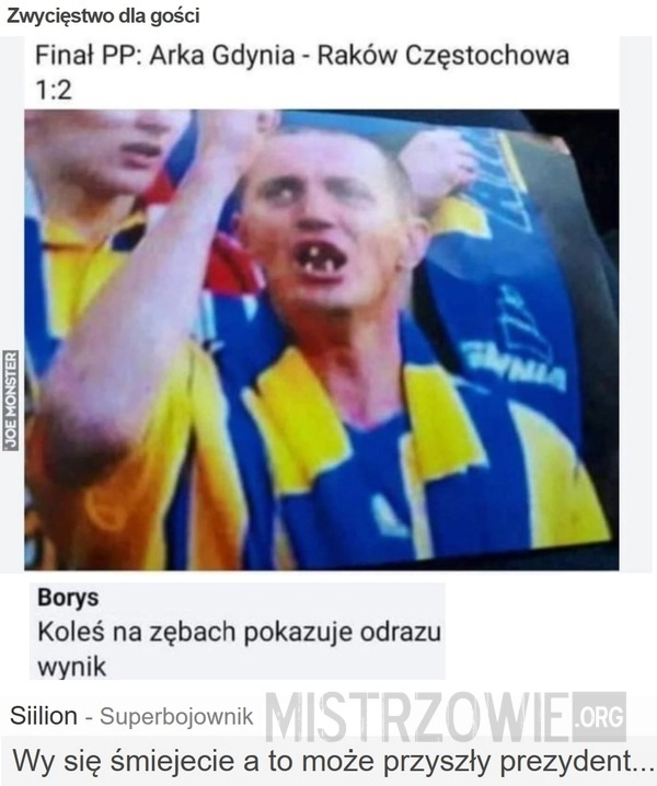 
    Zwycięstwo dla gości