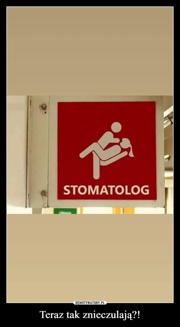 Teraz tak znieczulają?!