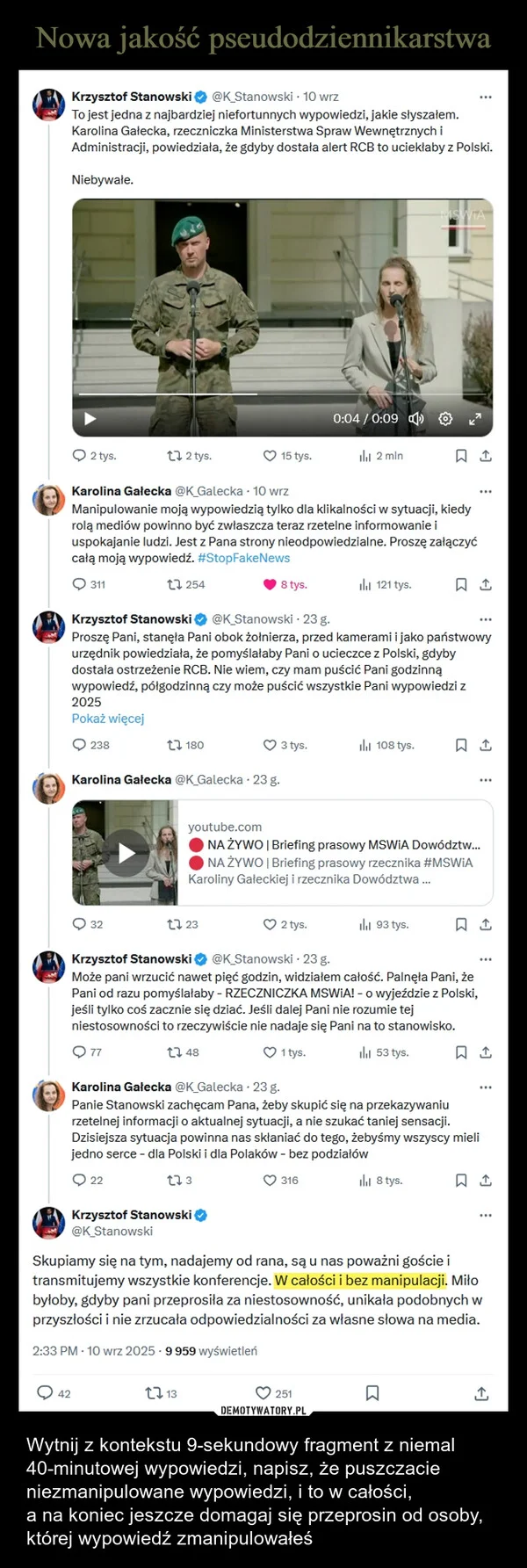 
    Nowa jakość pseudodziennikarstwa