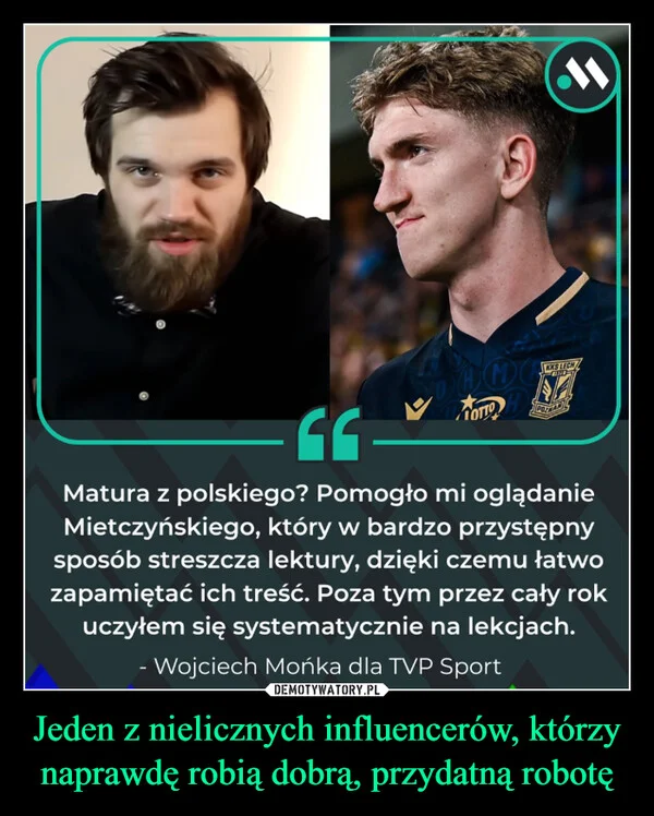 
    Jeden z nielicznych influencerów, którzy naprawdę robią dobrą, przydatną robotę