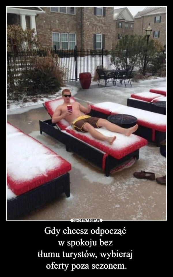 Gdy chcesz odpocząć w spokoju bez tłumu turystów, wybieraj oferty poza sezonem.