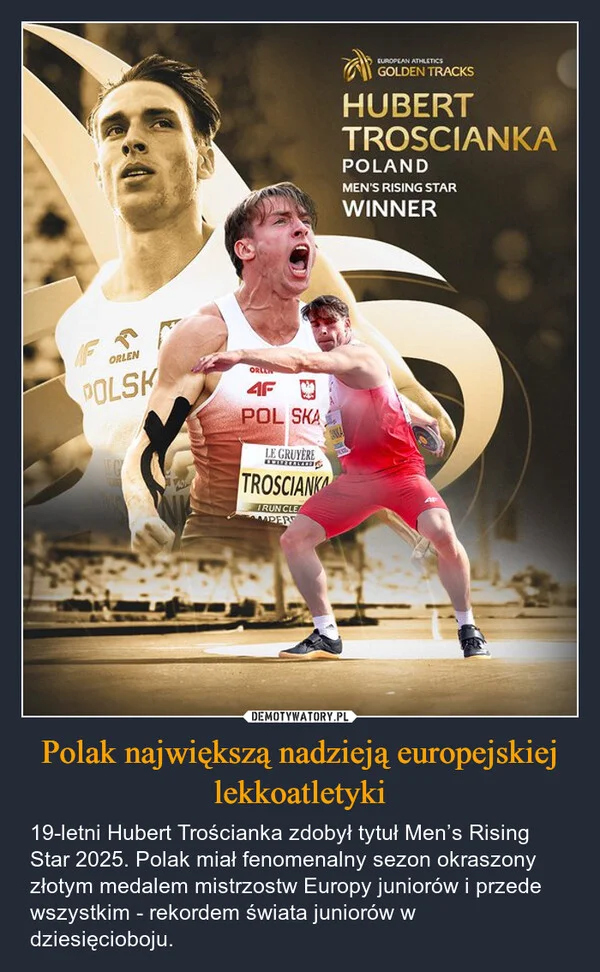 
    Polak największą nadzieją europejskiej lekkoatletyki