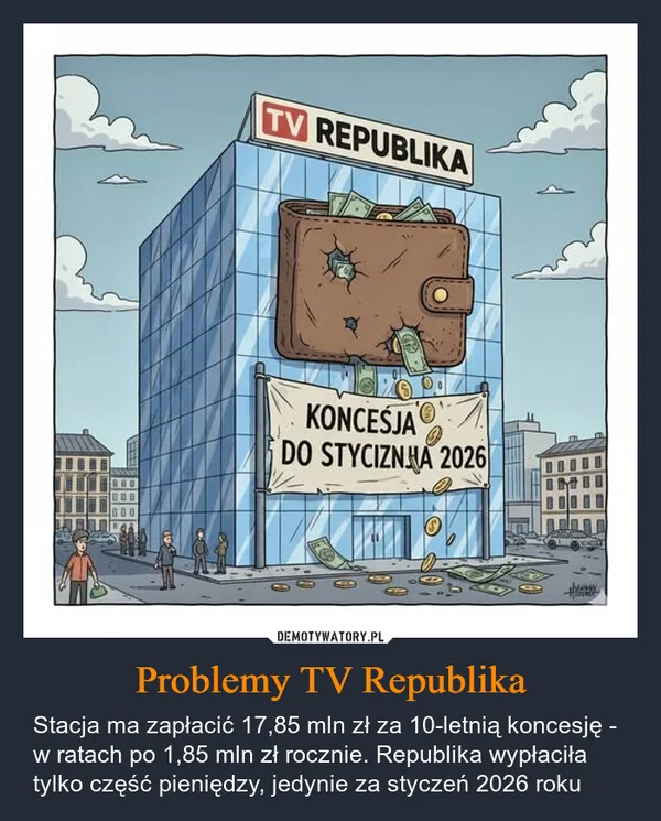 
    Problemy TV Republika