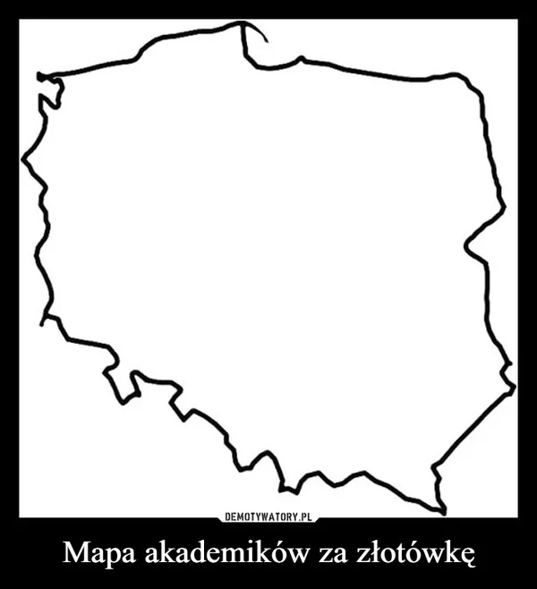 
    Mapa akademików za złotówkę