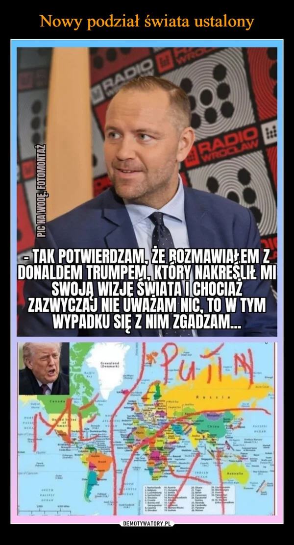 
    Nowy podział świata ustalony