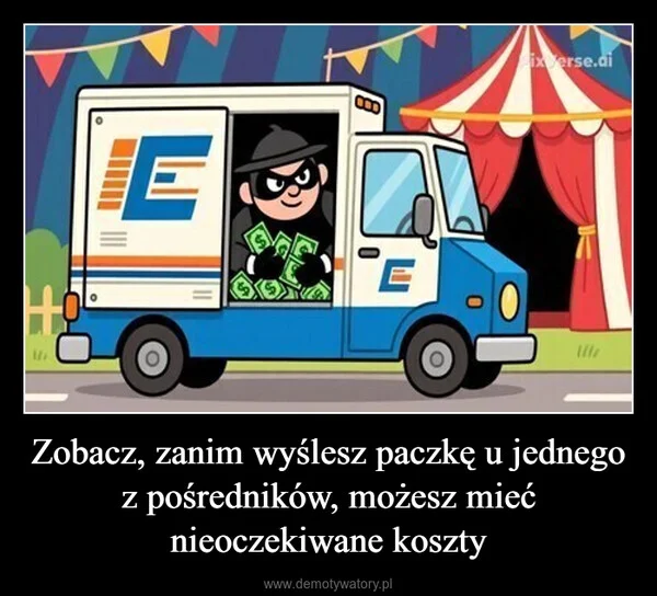 
    Zobacz, zanim wyślesz paczkę u jednego z pośredników, możesz mieć nieoczekiwane koszty
