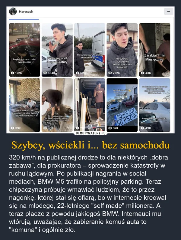 Szybcy, wściekli i... bez samochodu