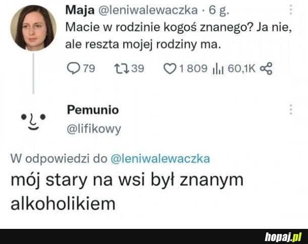 
    Znany człowiek