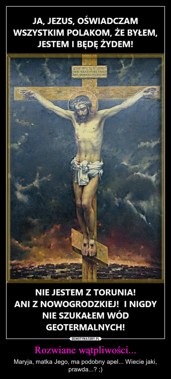 
    Rozwiane wątpliwości...