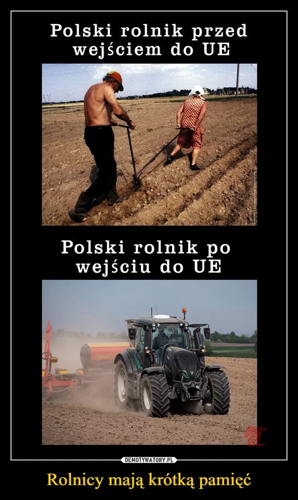 Rolnicy mają krótką pamięć