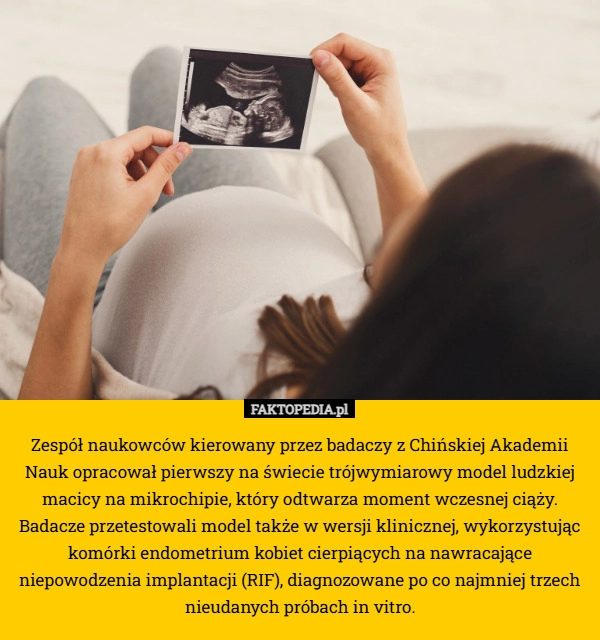 Zespół naukowców kierowany przez badaczy z Chińskiej Akademii Nauk opracował