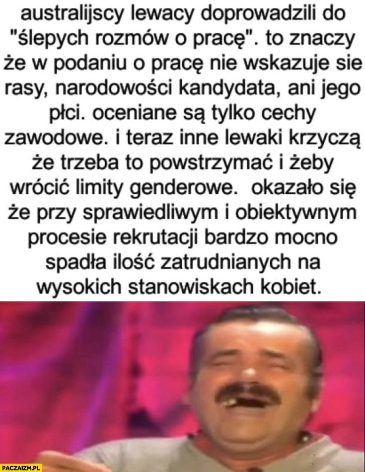 Lewacy doprowadzili do ślepych rozmów o pracę, efekt? Spadła liczba zatrudnianych na wysokich stanowiskach kobiet