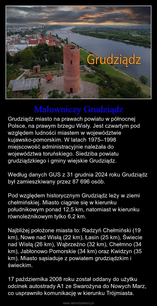 
    Malowniczy Grudziądz