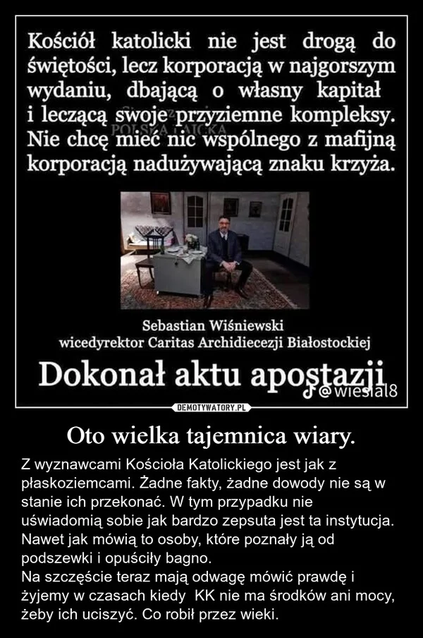 
    Oto wielka tajemnica wiary.