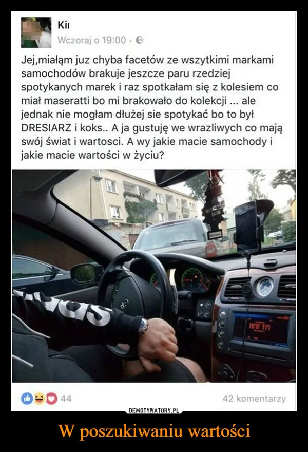 W poszukiwaniu wartości