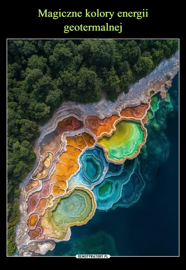 Magiczne kolory energii geotermalnej