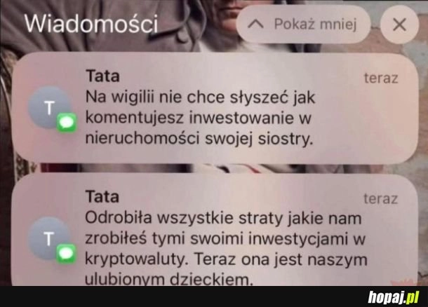 
    Sms od taty