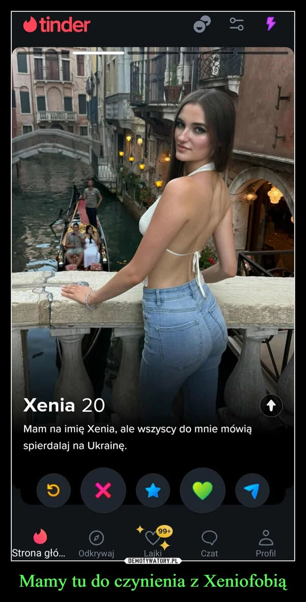 
    Mamy tu do czynienia z Xeniofobią