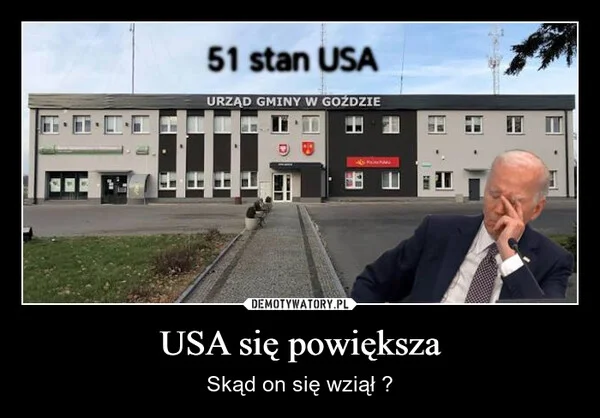 USA się powiększa