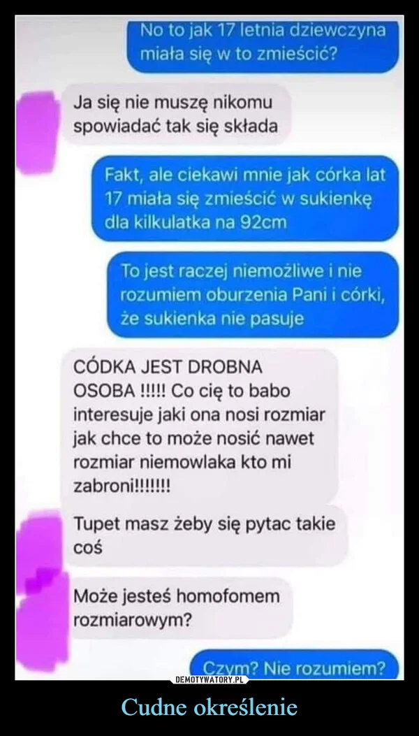 
    Cudne określenie