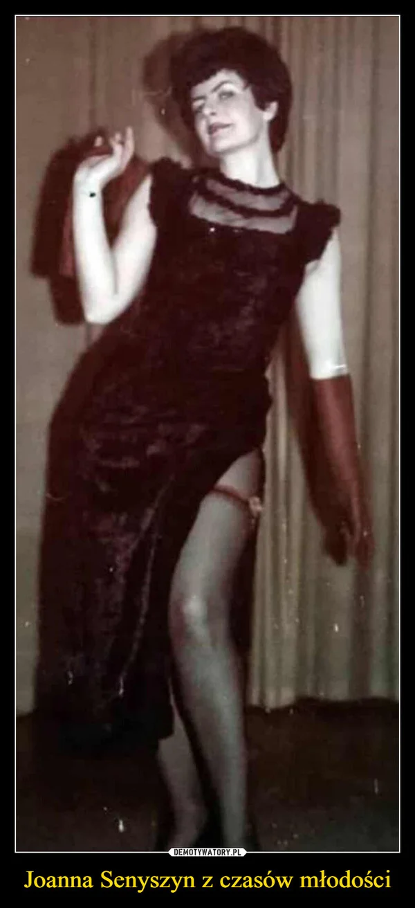 
    Joanna Senyszyn z czasów młodości