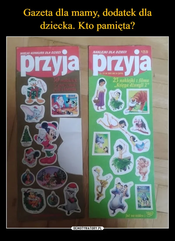 Gazeta dla mamy, dodatek dla dziecka. Kto pamięta?