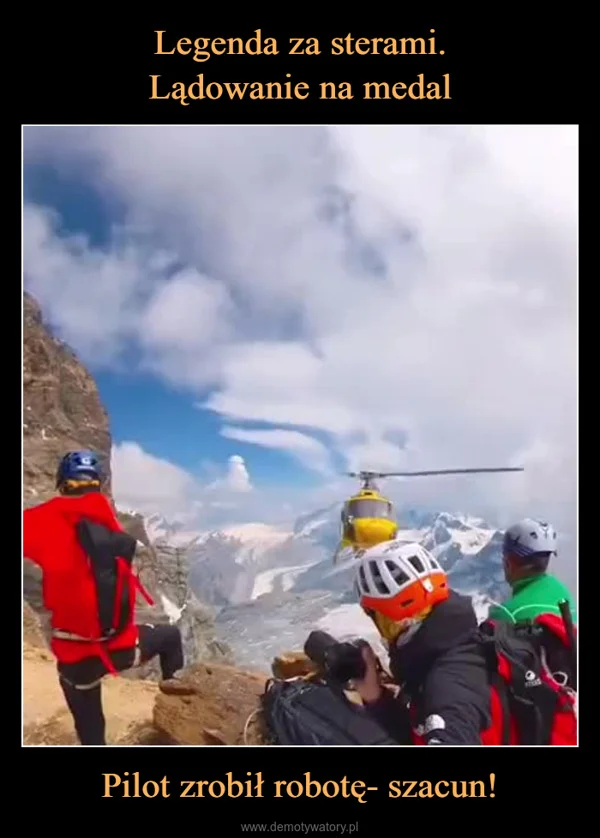 
    Legenda za sterami. Lądowanie na medal Pilot zrobił robotę- szacun!