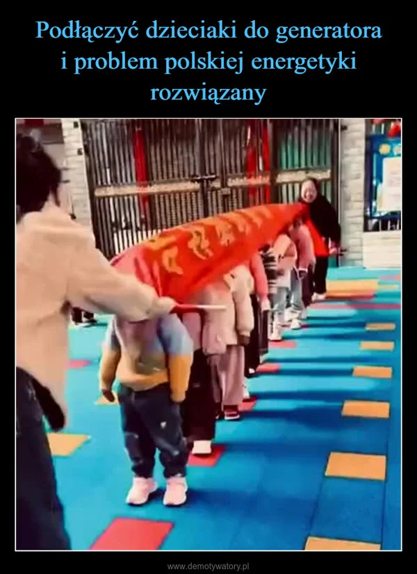 Podłączyć dzieciaki do generatora i problem polskiej energetyki rozwiązany