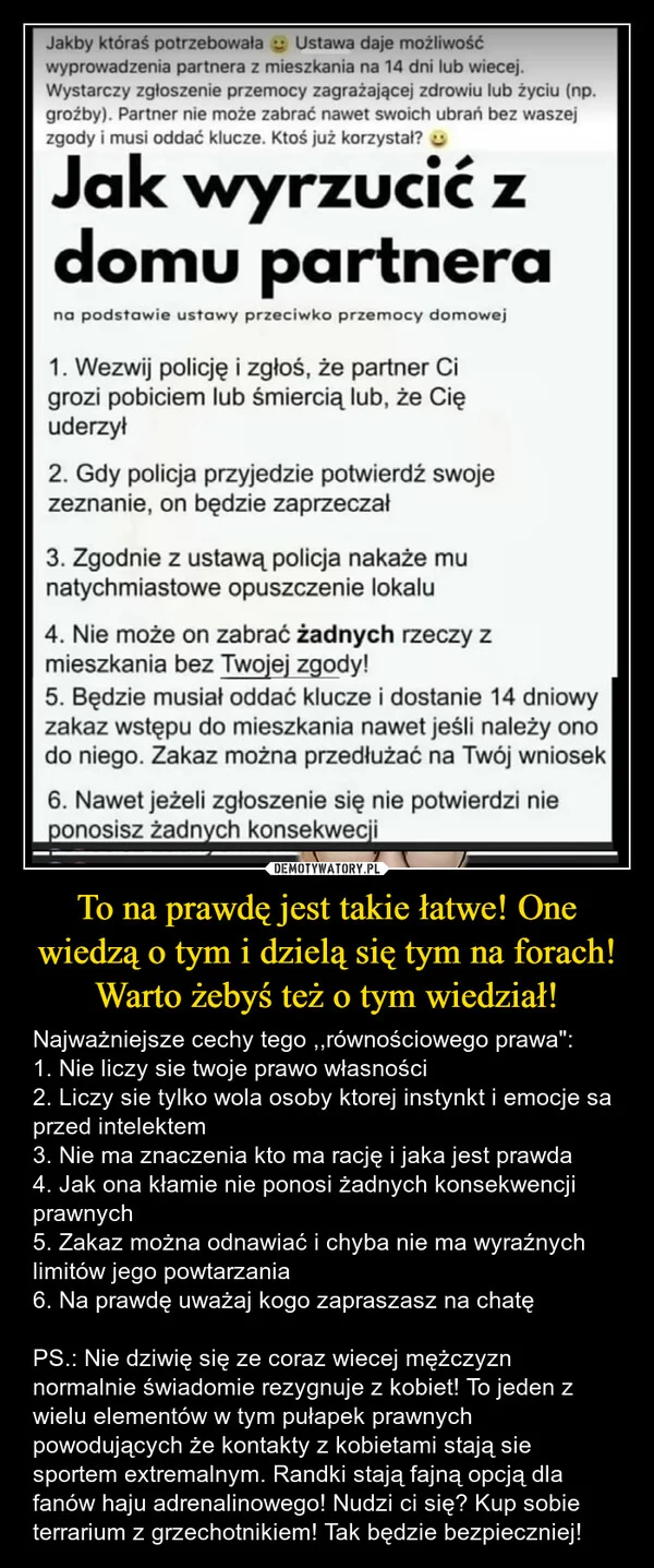 To na prawdę jest takie łatwe! One wiedzą o tym i dzielą się tym na forach! Warto żebyś też o tym wiedział!