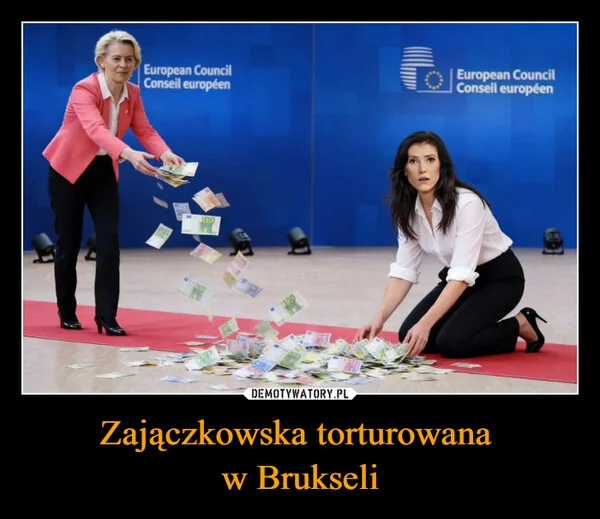 Zajączkowska torturowana w Brukseli