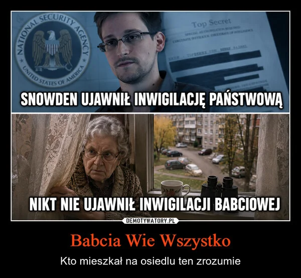
    Babcia Wie Wszystko