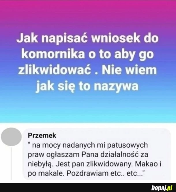 Likwidator xD