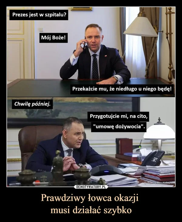 
    Prawdziwy łowca okazji musi działać szybko