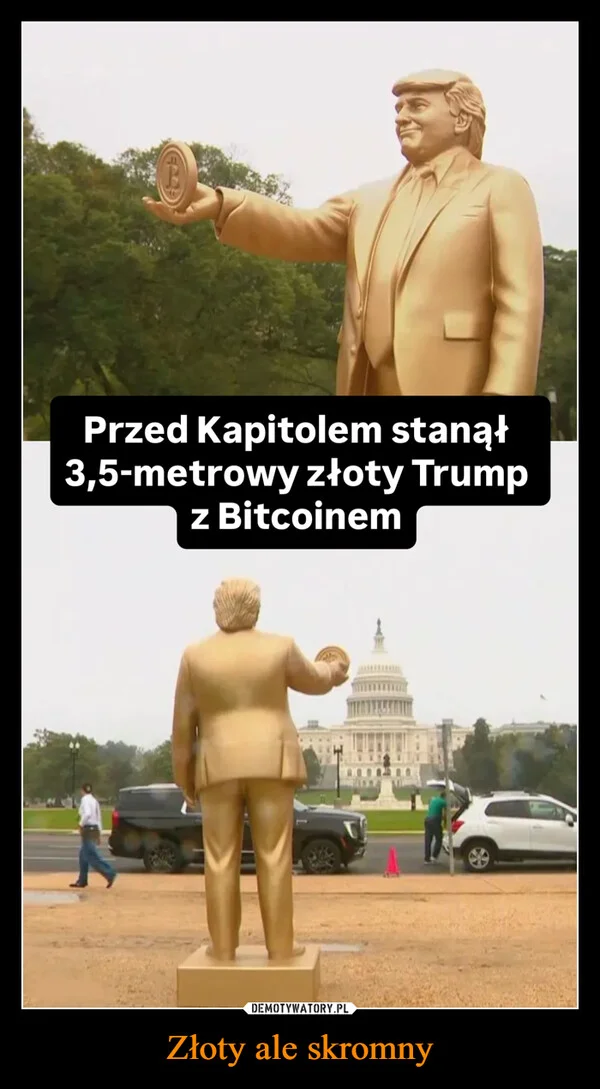 
    Złoty ale skromny
