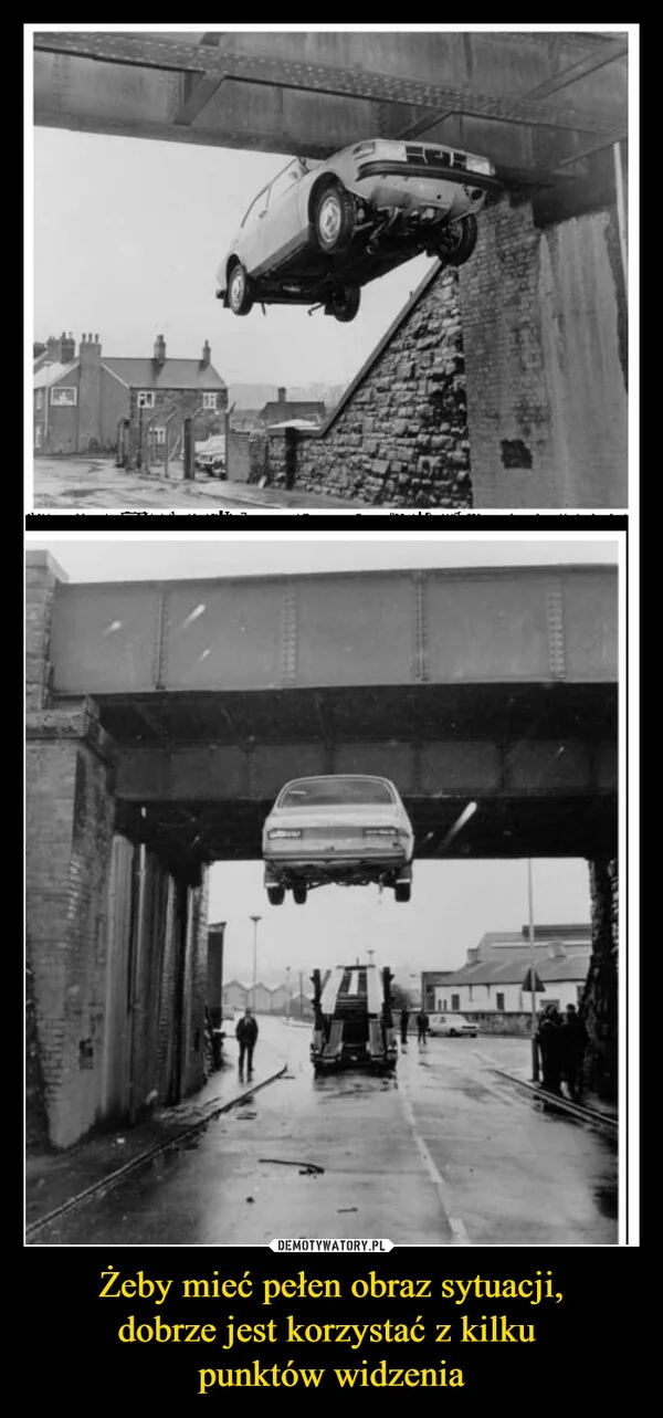Żeby mieć pełen obraz sytuacji, dobrze jest korzystać z kilku punktów widzenia