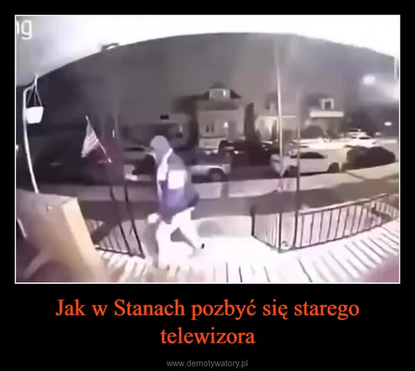 
    Jak w Stanach pozbyć się starego telewizora