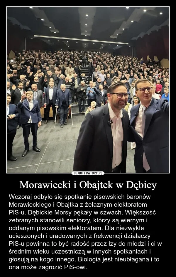 Morawiecki i Obajtek w Dębicy