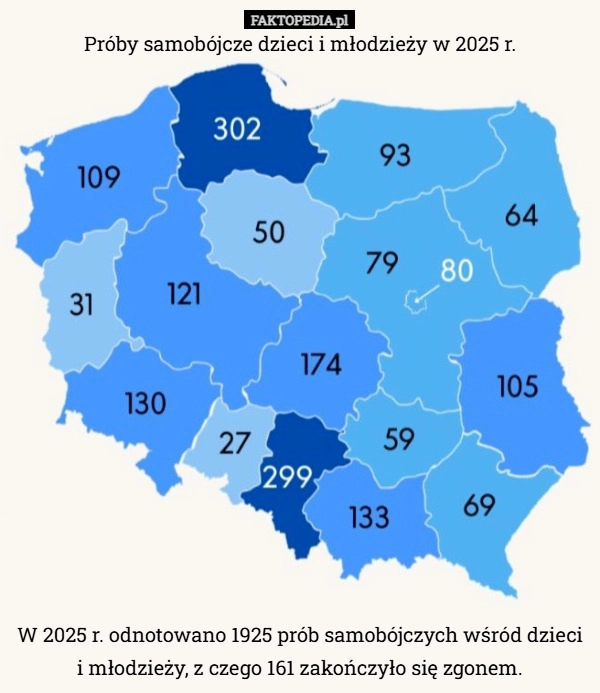 
    Próby samobójcze dzieci i młodzieży w 2025 r.