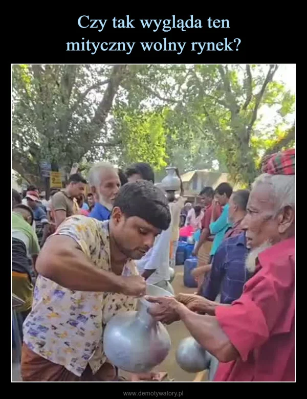 
    Czy tak wygląda ten mityczny wolny rynek?